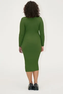 STINE GOYA Cardigan Dress - Sage Green Multi SageGreenMulti Cheap