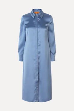 STINE GOYA Collared Midi Dress - Infinity Blue InfinityBlue Outlet