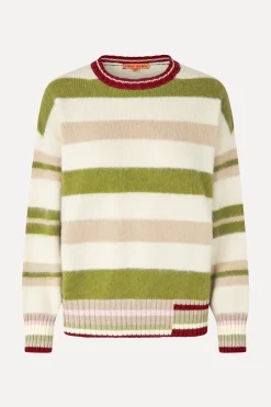 STINE GOYA Crew Neck Sweater - Alpaca Stripe AlpacaStripe Store