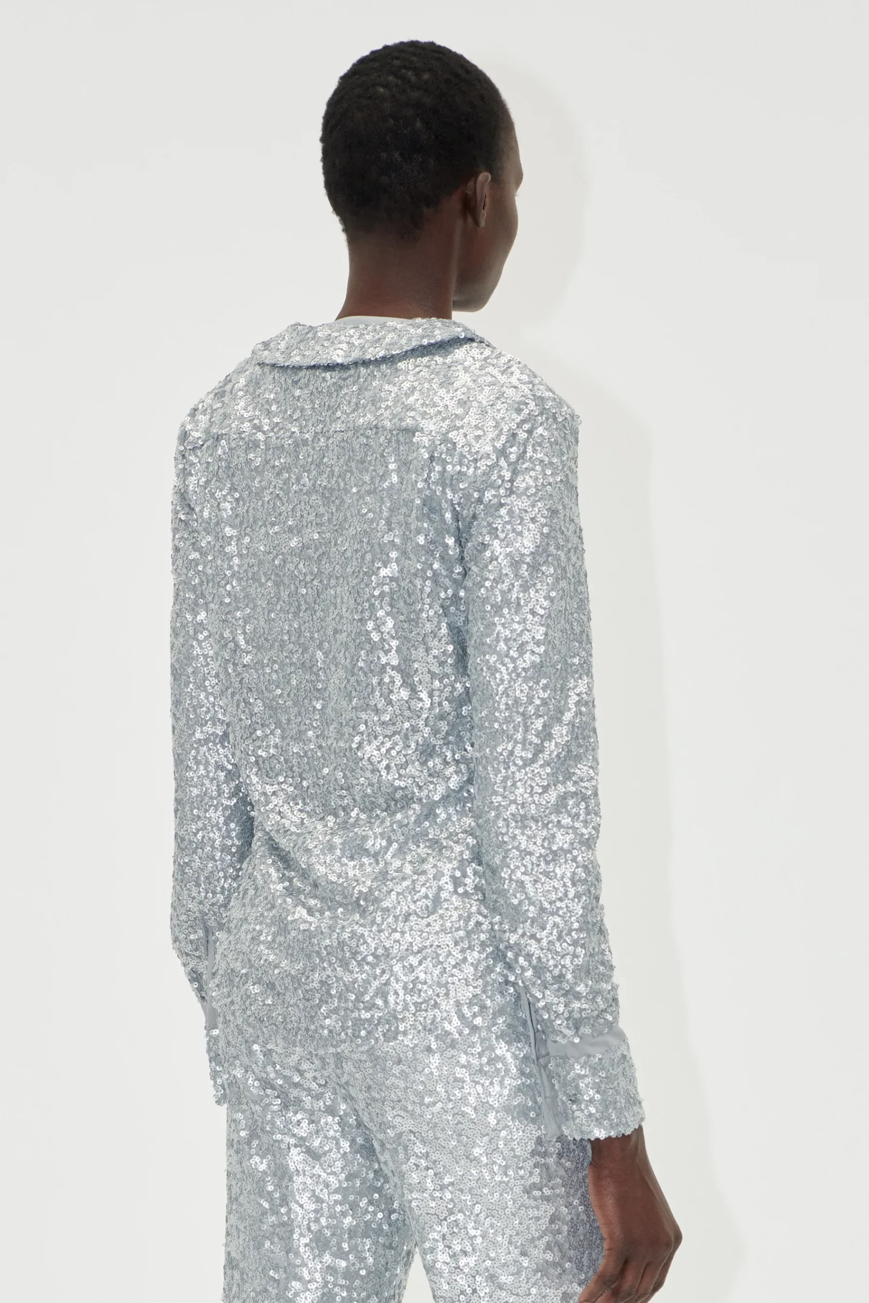 STINE GOYA Double Collar Shirt - Steel Grey SteelGrey Outlet