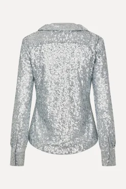 STINE GOYA Double Collar Shirt - Steel Grey SteelGrey Outlet