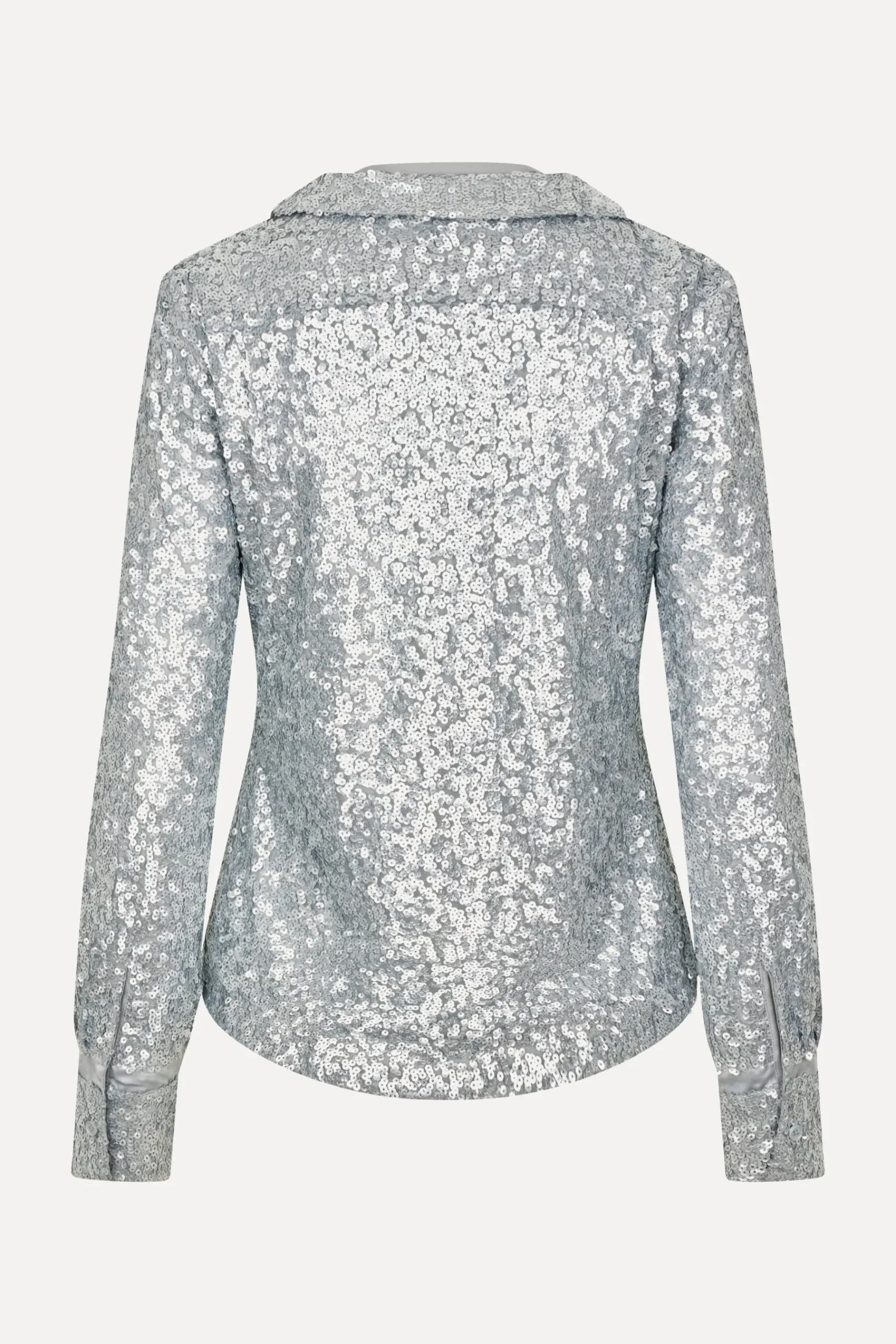 STINE GOYA Double Collar Shirt - Steel Grey SteelGrey Outlet