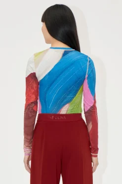 STINE GOYA Elastic Long Sleeve Top - Hands Best Sale