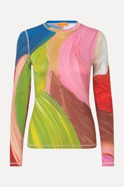 STINE GOYA Elastic Long Sleeve Top - Hands Best Sale