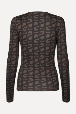 STINE GOYA Elastic Long Sleeve Top - SG Logo SGLogo Shop