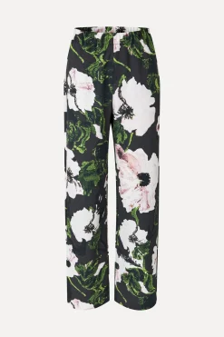 STINE GOYA Elasticated Long Pants - Umber Windflower UmberWindflower Clearance