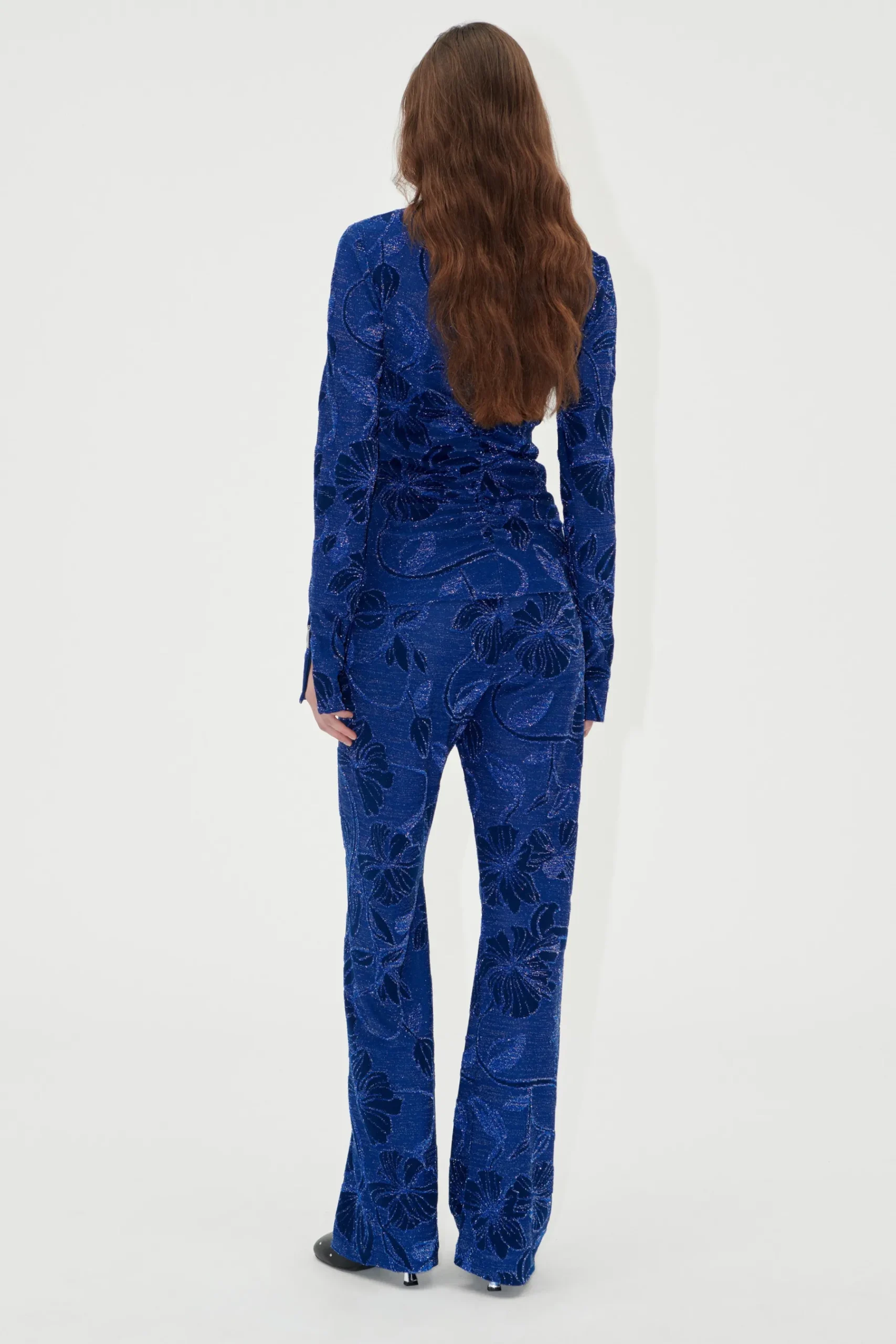 STINE GOYA Elasticated Straight Long Pants - Fine Line Poppies FineLinePoppies Cheap