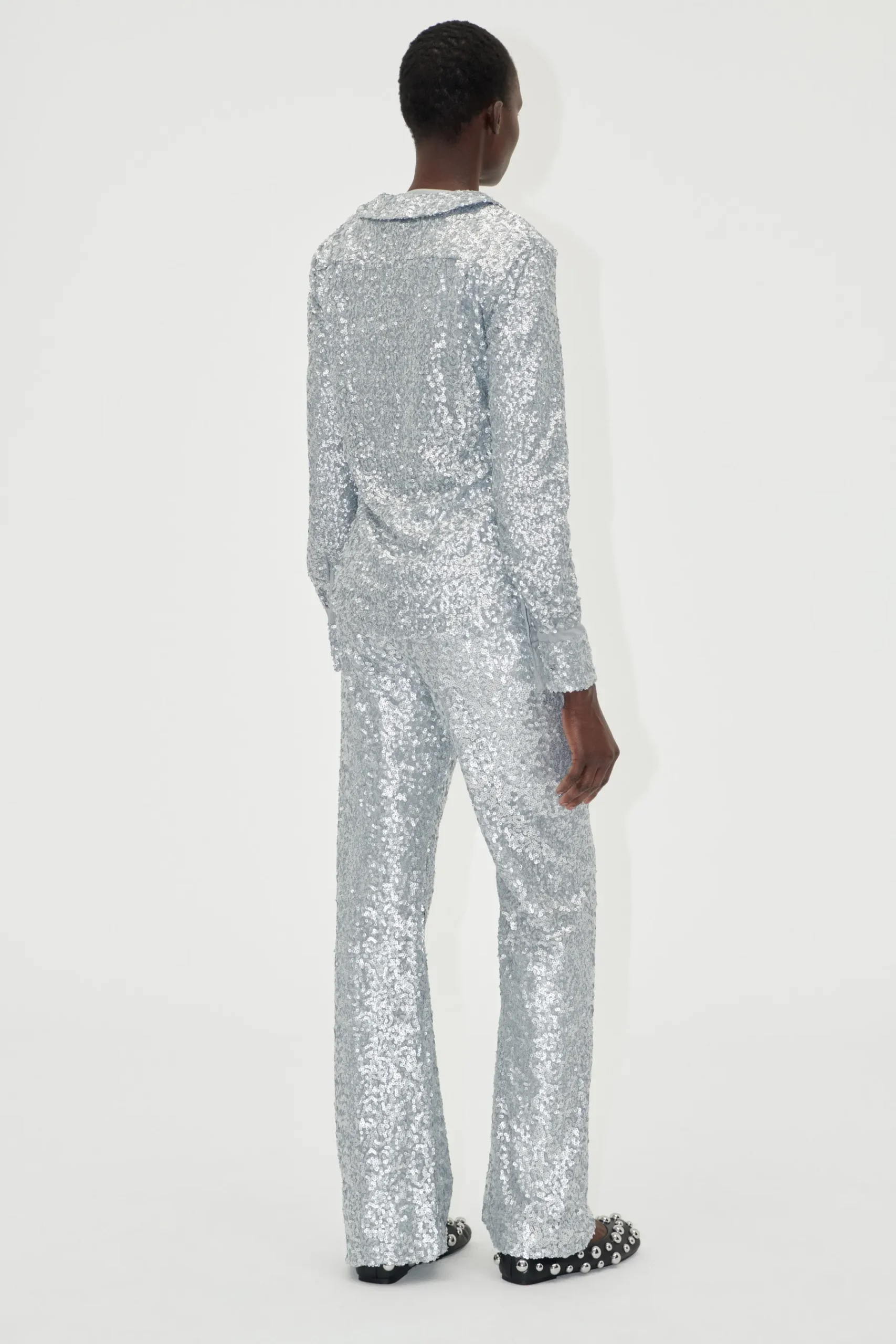 STINE GOYA Elasticated Straight Long Pants - Steel Grey SteelGrey Flash Sale