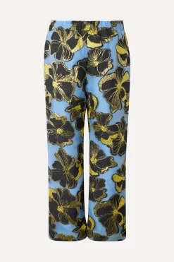 STINE GOYA Elasticated Waistband Pants - Blue Anemone Jacquard BlueAnemoneJacquard Best Sale