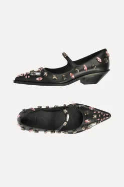 STINE GOYA Embellished Mary Jane - Black Outlet