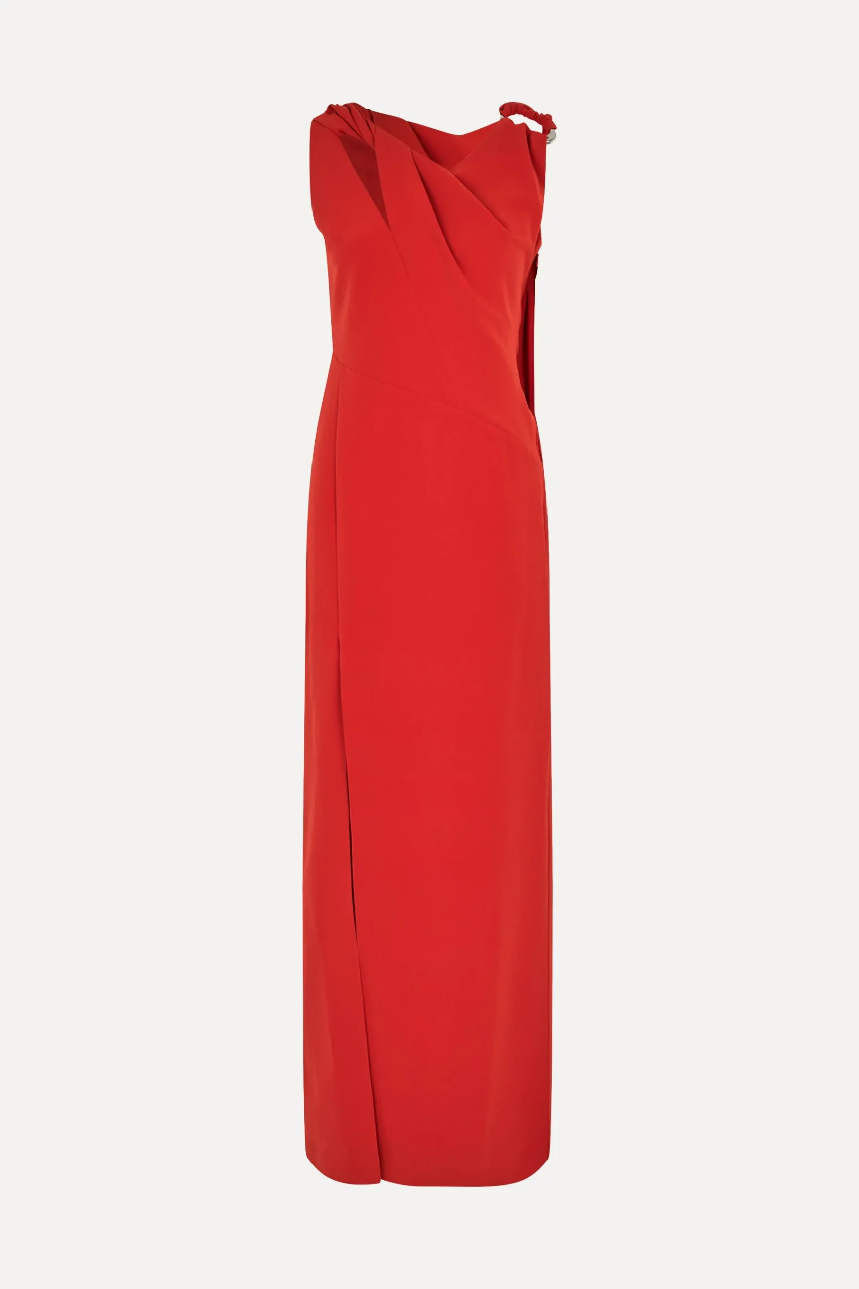 STINE GOYA Knotted Floor Length Dress - Red Ochre RedOchre Clearance