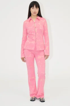 STINE GOYA Long Flared Elasticated Pants - Rose Relief RoseRelief Discount