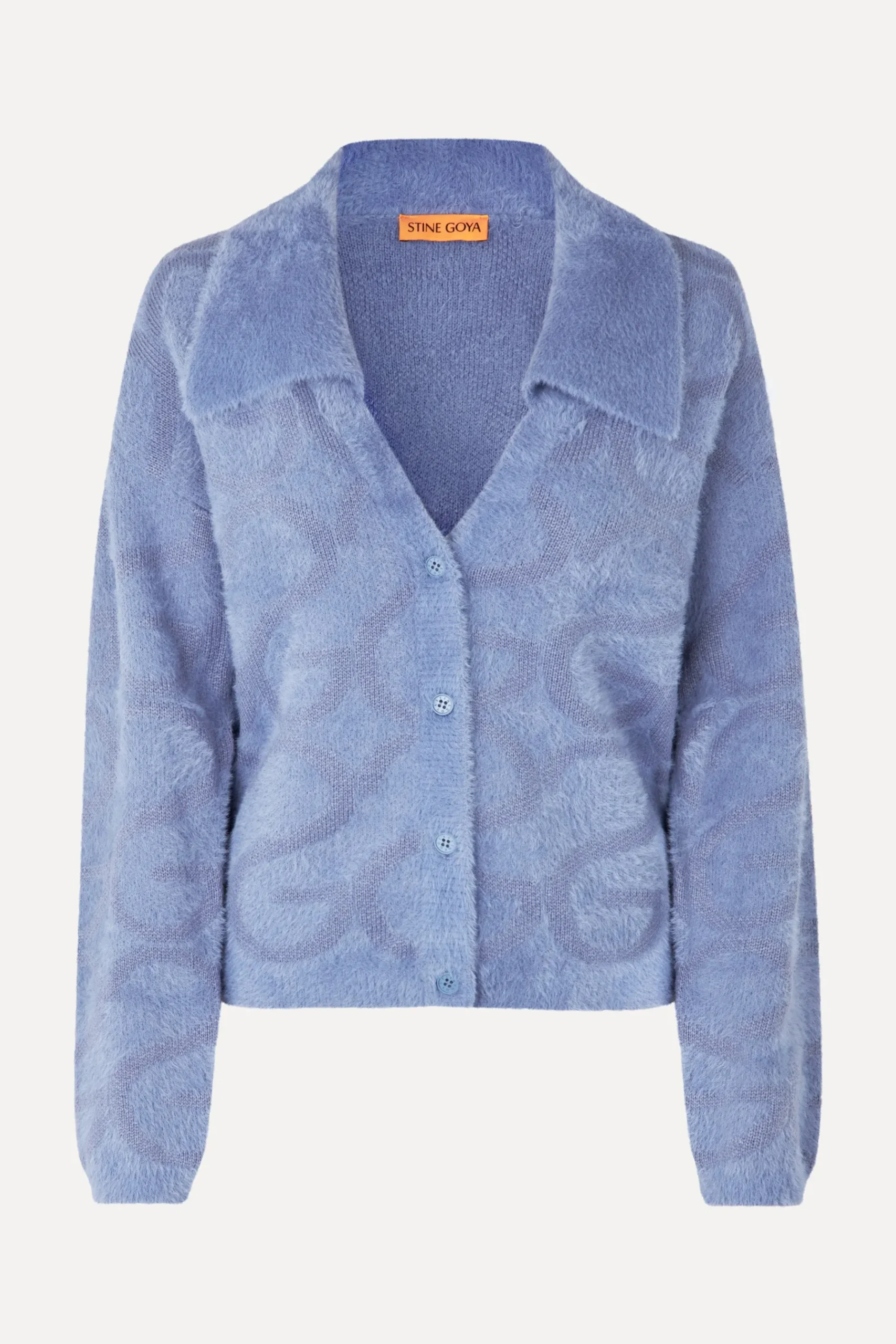 STINE GOYA Long Sleeve Cardigan - Infinity Blue InfinityBlue Shop