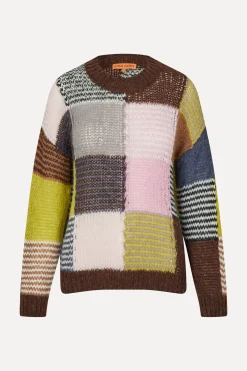 STINE GOYA Long Sleeve Jumper - Multi Checks MultiChecks Cheap