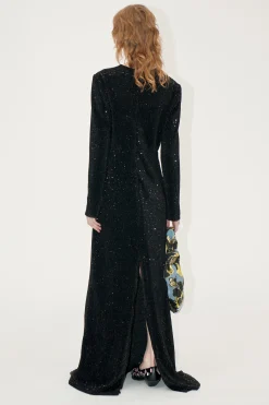 STINE GOYA Long Sleeve Maxi Dress - Black Shop