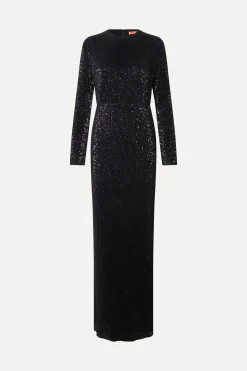 STINE GOYA Long Sleeve Maxi Dress - Black Shop