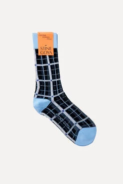 STINE GOYA Long Socks - Window Check WindowCheck Outlet