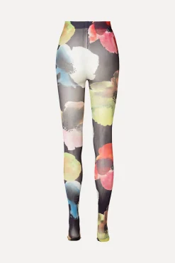 STINE GOYA Nylon Stockings - Watercolor Bloom WatercolorBloom Outlet