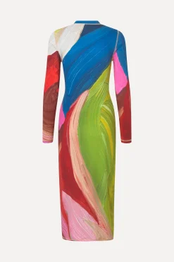 STINE GOYA Pullover Long Sleeve Midi Dress - Hands Hot
