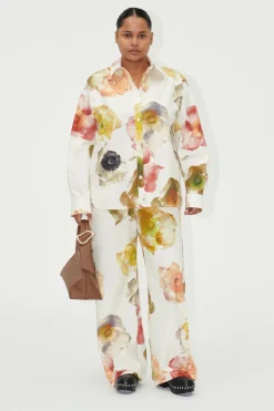 STINE GOYA SGCarola Pants - Pastel Poppies PastelPoppies Store