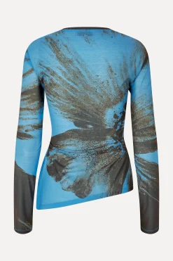 STINE GOYA SGFlorian Blouse - Brown Brush Stroke Poppy BrownBrushStrokePoppy Shop