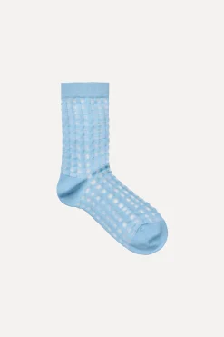 STINE GOYA SGIggy Socks - Blue Check BlueCheck Sale