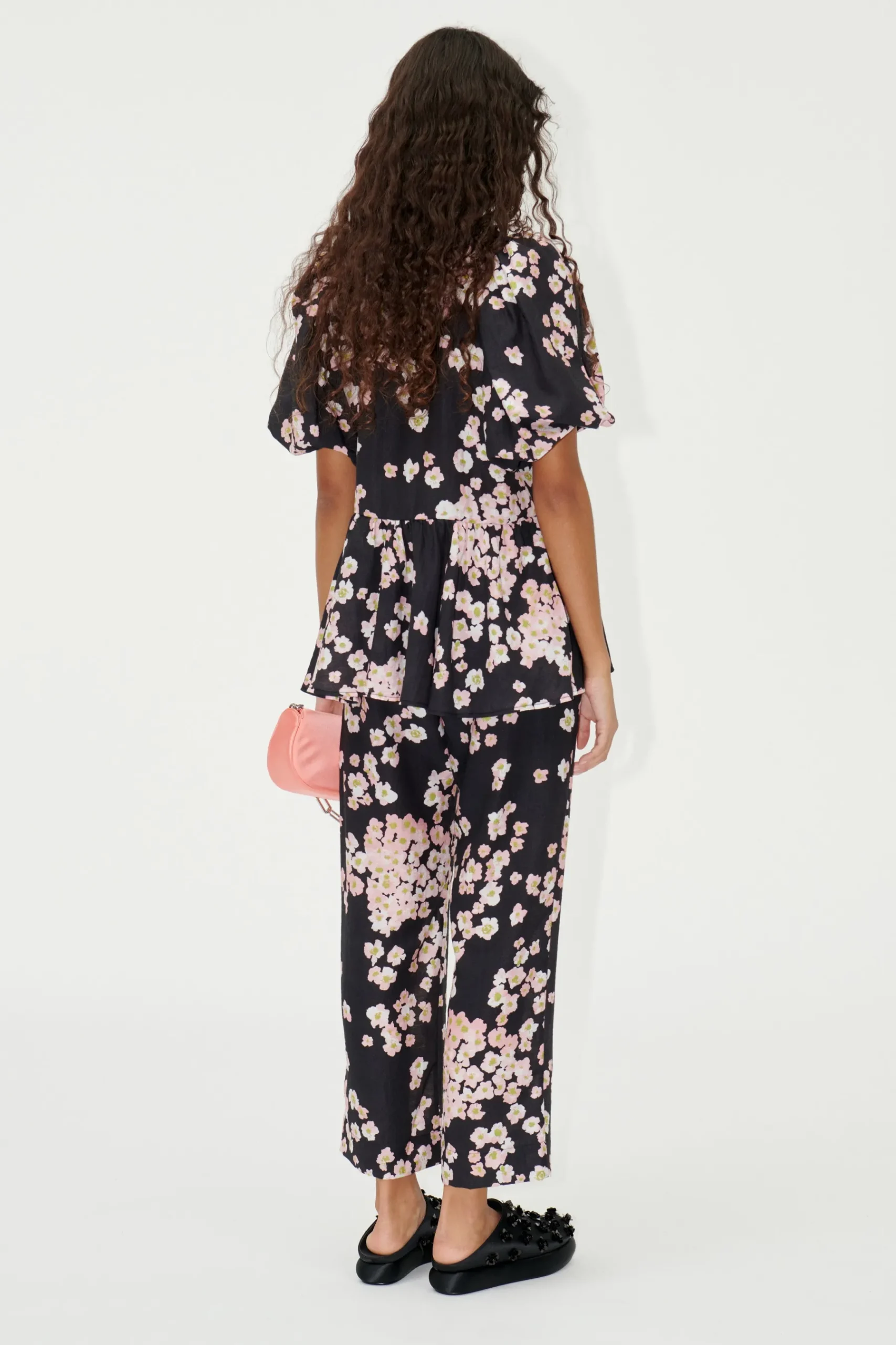 STINE GOYA SGIsra Pants - Pink Ditzy Flowers PinkDitzyFlowers Outlet