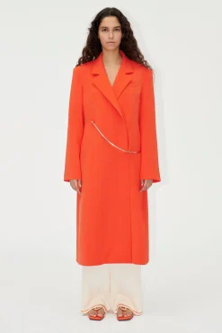 STINE GOYA SGJona Coat - Tangerine Tango TangerineTango Hot
