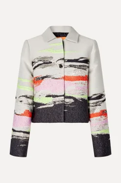 STINE GOYA SGKiana Jacket - Abstract Strokes AbstractStrokes Discount