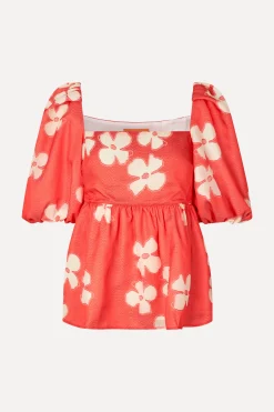STINE GOYA SGKinsley Top - Ditzy Poppies DitzyPoppies Cheap