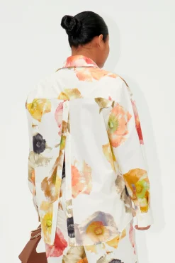 STINE GOYA SGMartina Shirt - Pastel Poppies PastelPoppies Best Sale