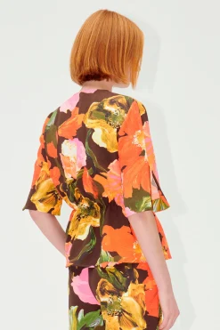 STINE GOYA SGNaica Top - Summer Night Poppies SummerNightPoppies Best