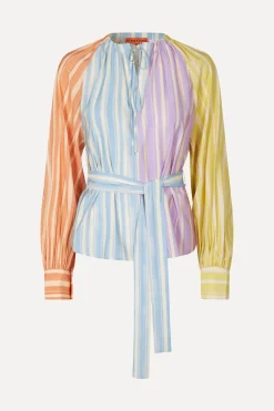 STINE GOYA SGVianna Blouse - Summer Stripes SummerStripes Flash Sale
