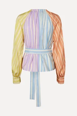 STINE GOYA SGVianna Blouse - Summer Stripes SummerStripes Flash Sale