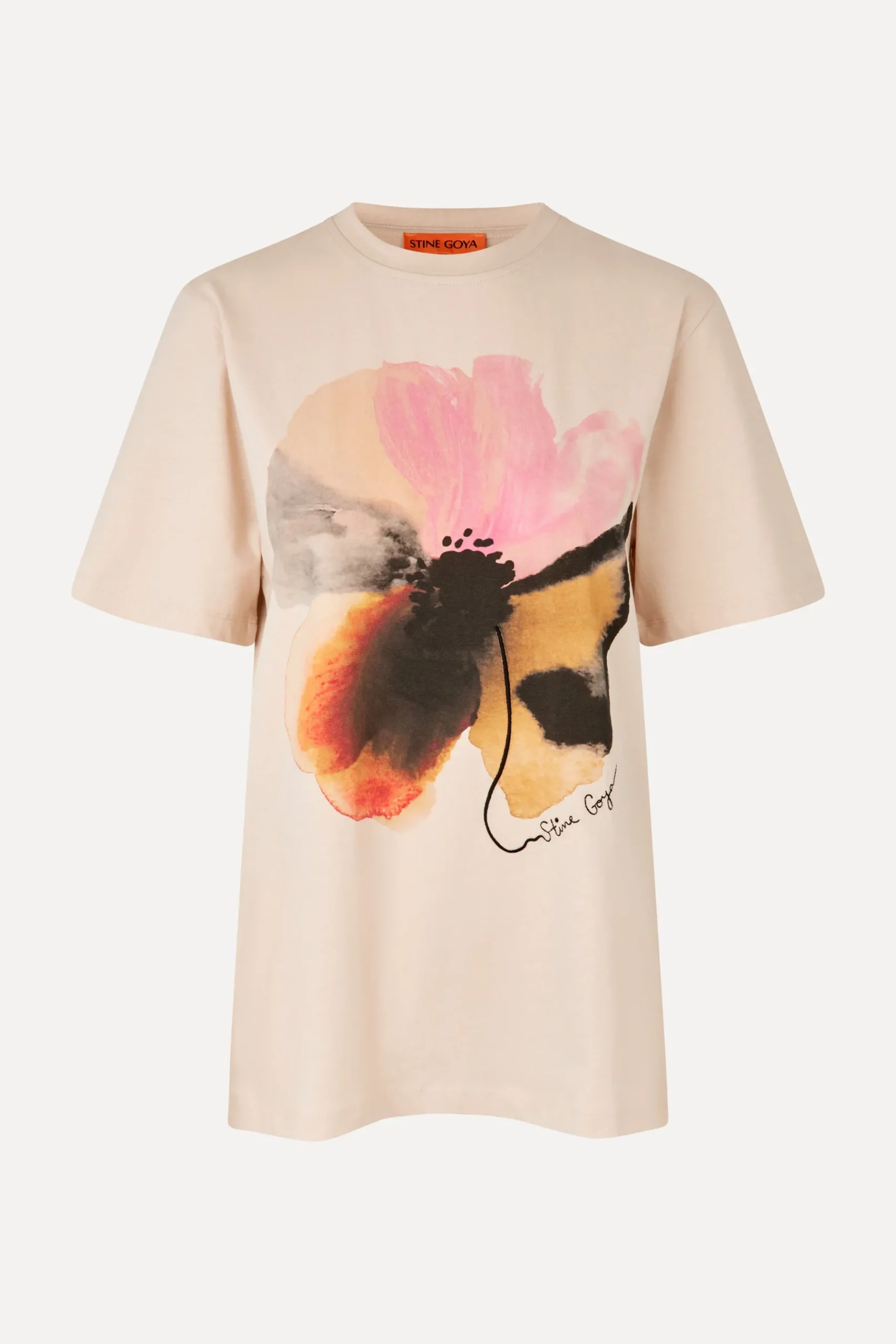 STINE GOYA Short Sleeve T-shirt - Pastel Petals shirt-PastelPetals Shop