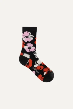 STINE GOYA Short Socks - Watercolor Bloom WatercolorBloom Cheap