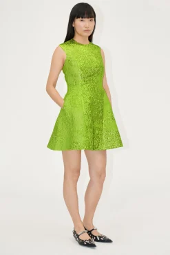 STINE GOYA Sleeveless Mini Dress - Green impressionist hue Greenimpressionisthue Outlet