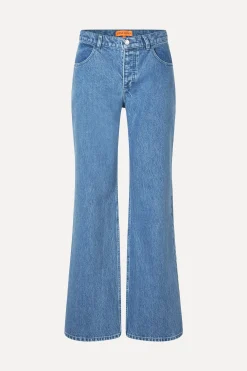 STINE GOYA Straight Leg Long Pants - Denim Blue DenimBlue Outlet