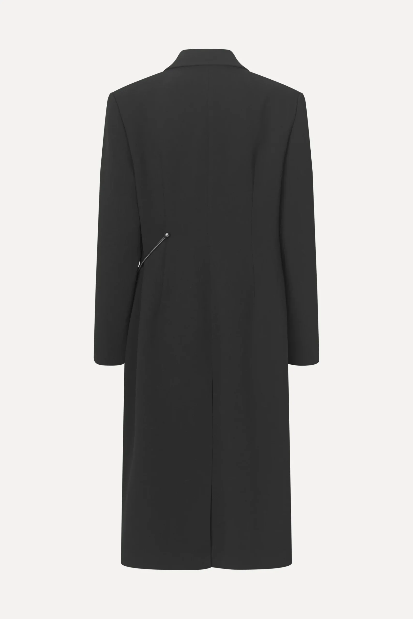 STINE GOYA Straight Long Sleeve Coat - Black New