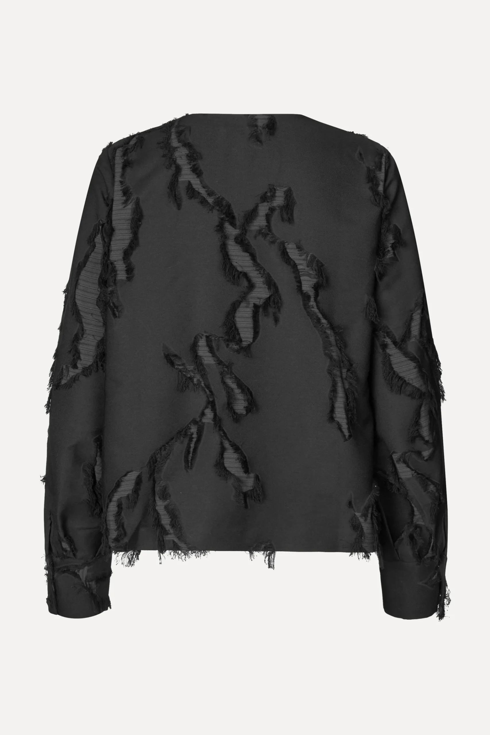 STINE GOYA V Neck Long Sleeve Top - Jet Black JetBlack Cheap