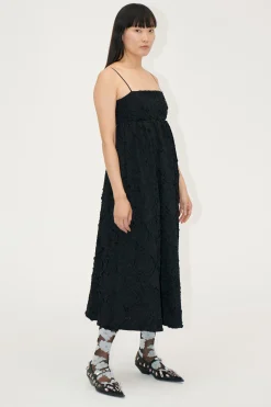 STINE GOYA Voluminous Midi Dress - Black Best