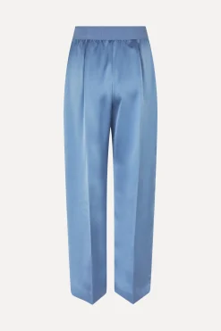 STINE GOYA Wide Leg Long Pants - Infinity Blue InfinityBlue New