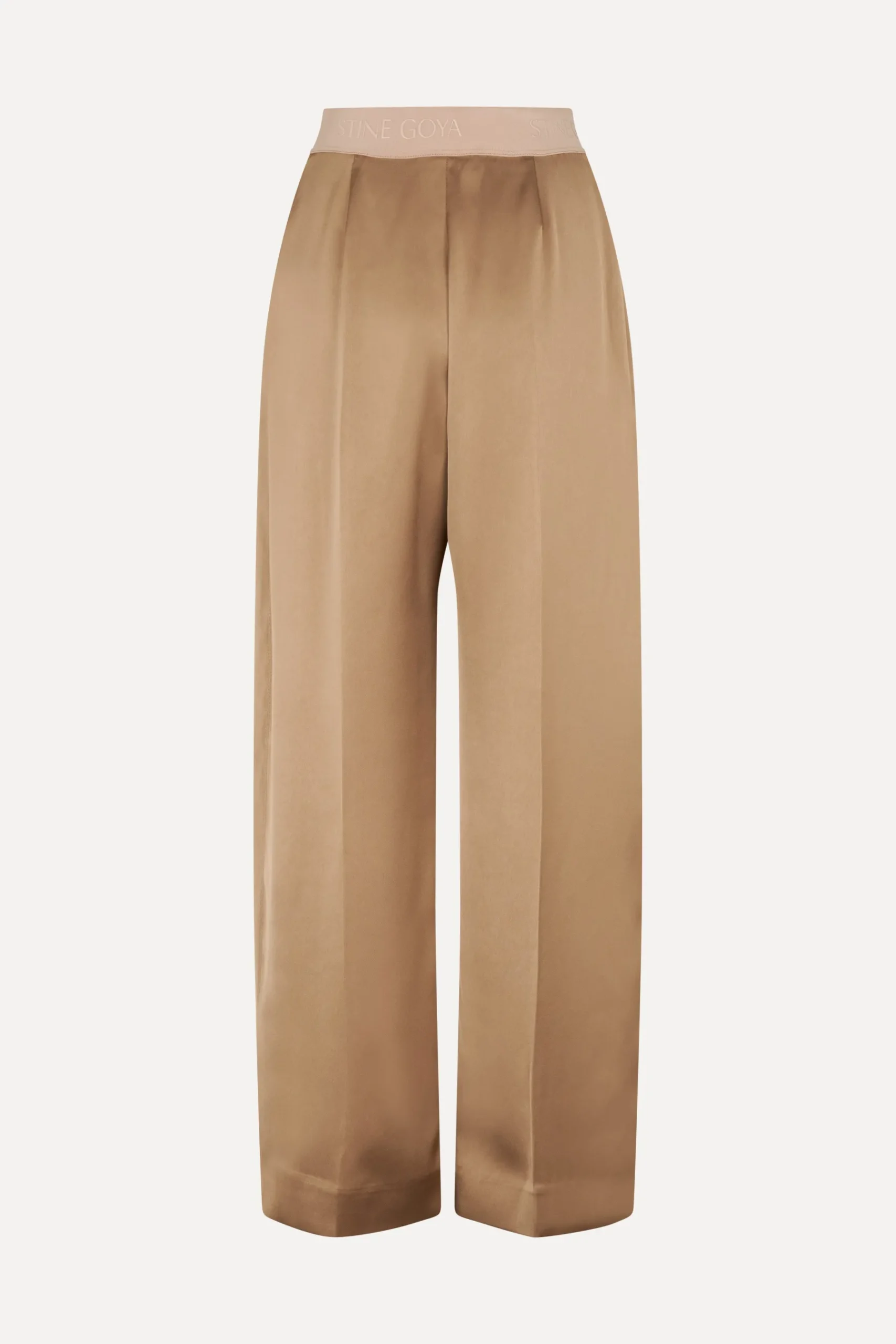STINE GOYA Wide Leg Long Pants - Tiger's Eye Tiger'sEye Best Sale